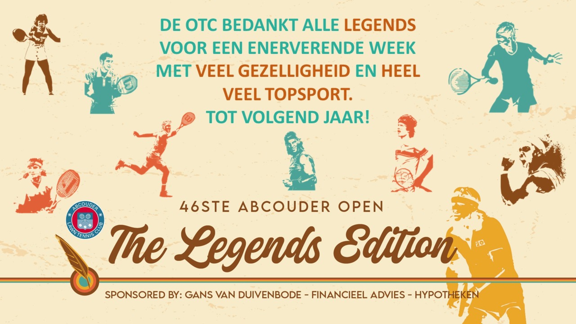 OTC bedankt alle legends